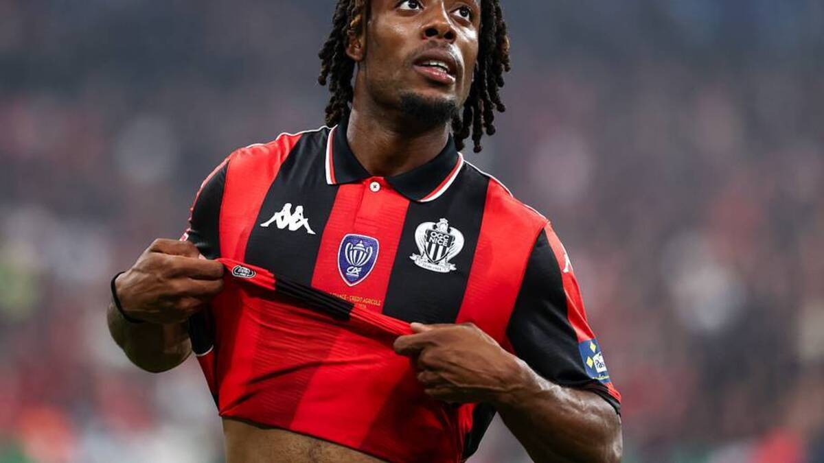  Elye Wahi plays his club soccer for Nice in Ligue 1. | Catherine Steenkeste/Getty Images 
