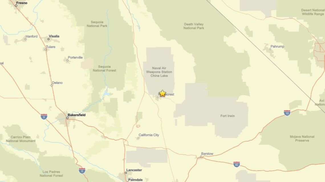June 22: Earthquake measuring 2.0 struck region near Ridgecrest, CA 