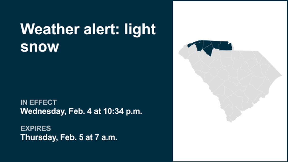 UPDATE: Weather alert affecting Upstate SC until Thursday midday 