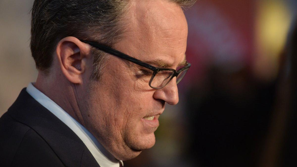 Cast member Matthew Perry attends the screening of Reelz's "The Kennedy's After Camelot" in 2017 at the Paley Center for Media in Beverly Hills, Calif. The last of five people charged in connection with Perry's death was sentenced Wednesday. Photo by Jim Ruymen/UPI