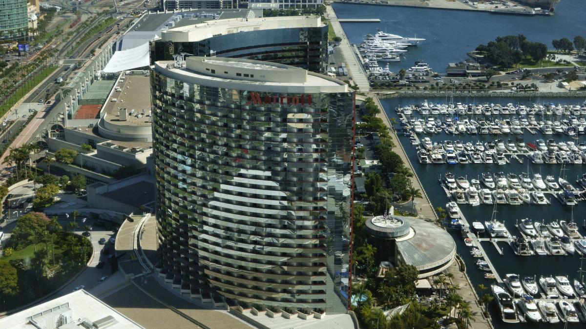San Diego County health officials are testing employees and guests of the Marriott Marquis San Diego Marina for measles exposure. (K.C. Alfred/The San Diego Union-Tribune/TNS)