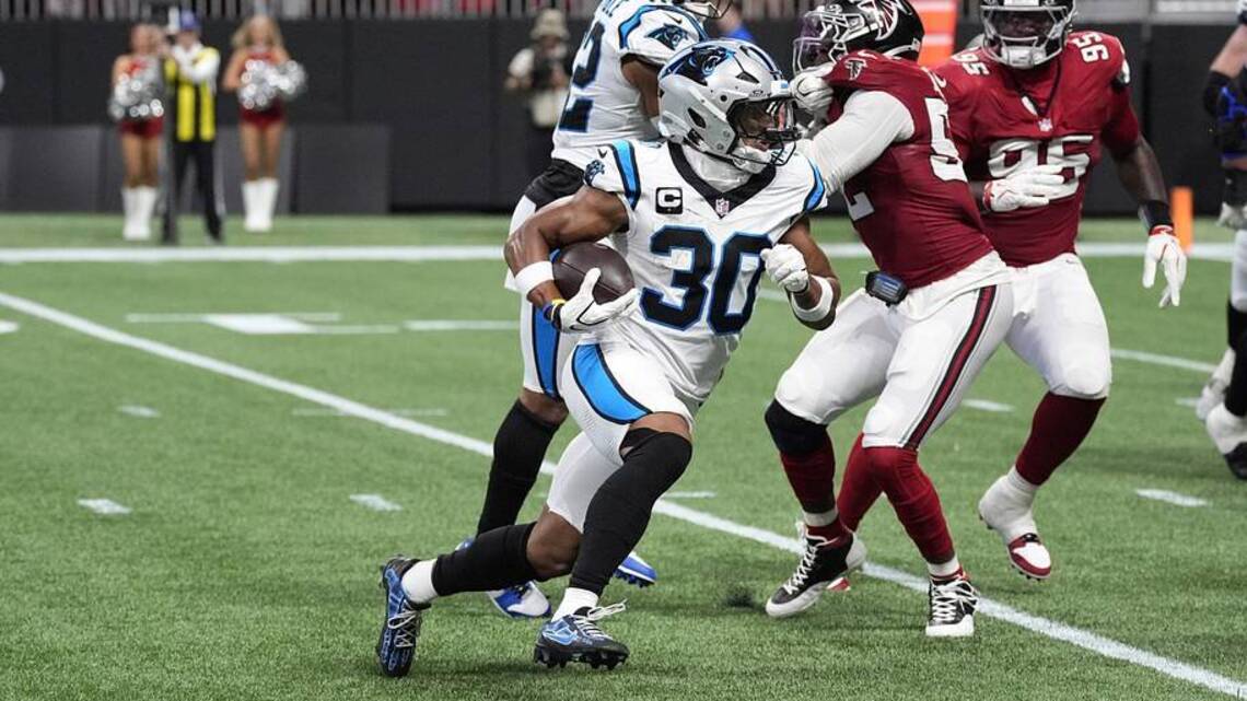 Fantasy Football Top 5 Underrated NFL DFS GPP Plays for Week 3: Target Chuba Hubbard Against the Browns 