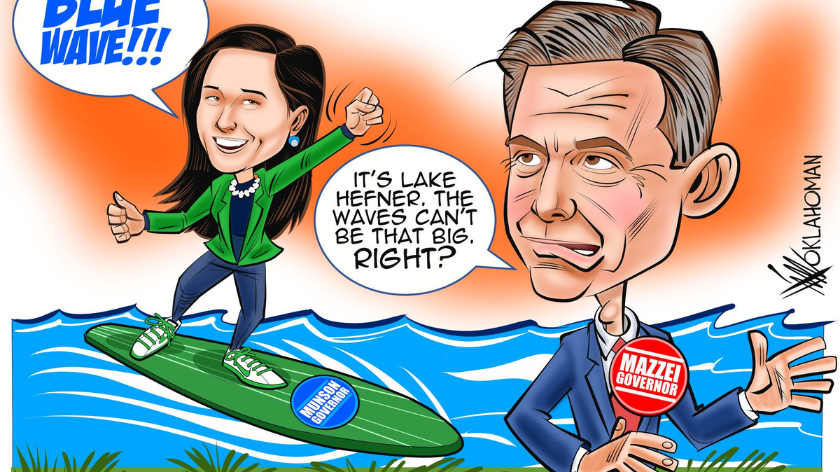 Making waves in the Oklahoma race for governor | Cartoon | Fort Worth ...