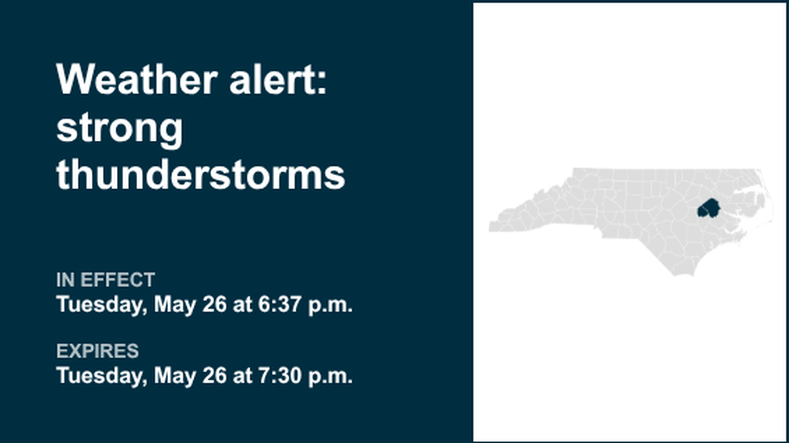 UPDATE: Weather alert for Pitt County Tuesday evening, says the NWS 