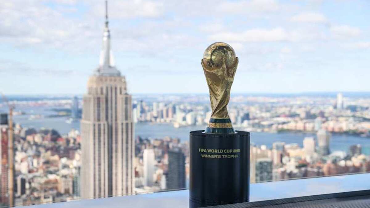  The 2026 World Cup features 104 matches across the U.S., Canada and Mexico. | Mike Stobe/FIFA/Getty Images 