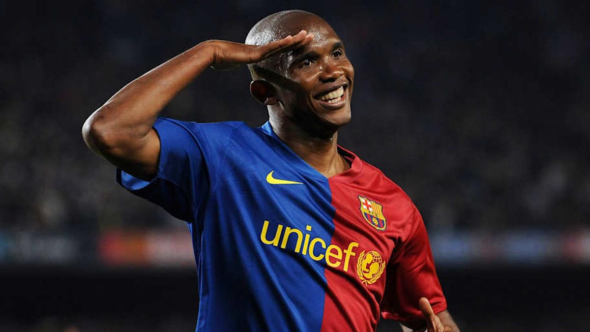  Samuel Eto'o is the greatest African player in Barcelona history. | Jasper Juinen/Getty Images 