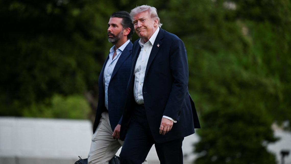 Trump says he will not attend son Donald Trump Jr.'s wedding 