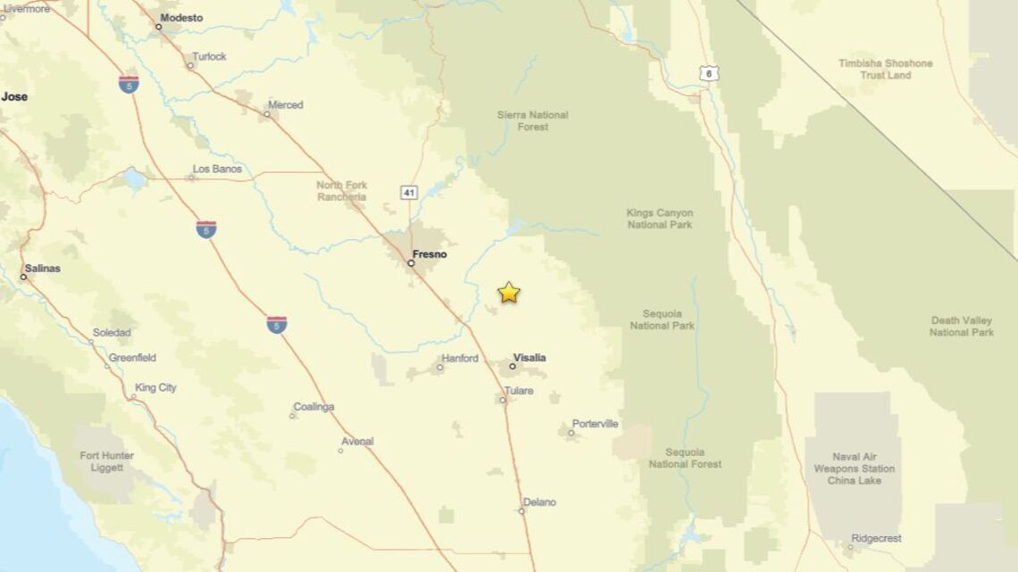 Sept. 24: Earthquake of 2.7 magnitude registered near Orange Cove, CA 