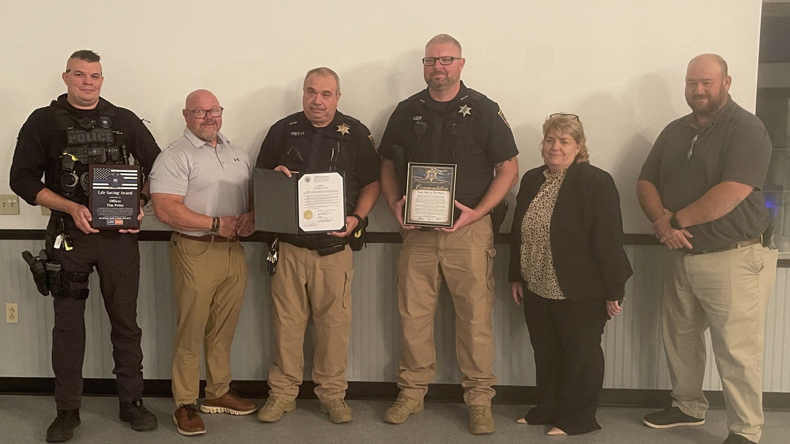 Pritts honored by Somerset County for life-saving response to shooting 