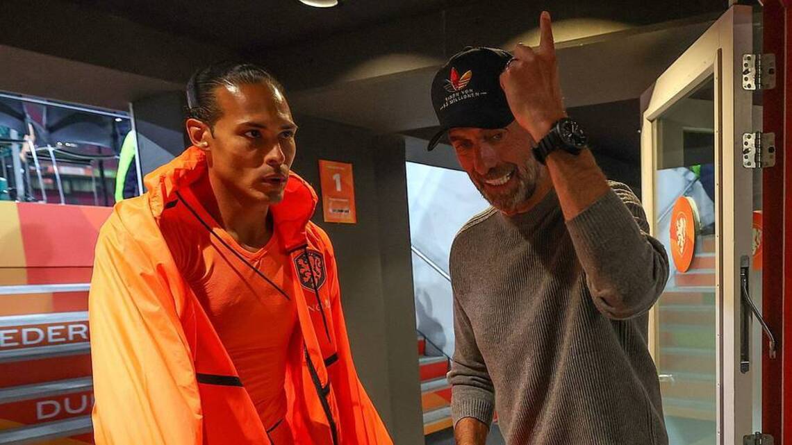 Jurgen Klopp, Virgil van Dijk Suffer Through Uncomfortable Reunion on International Stage