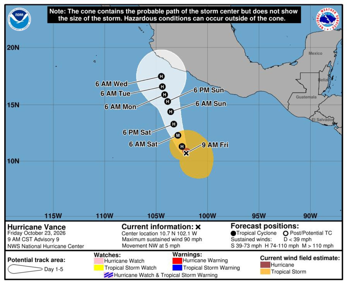 Hurricane Vance forms, could become major system | Miami Herald