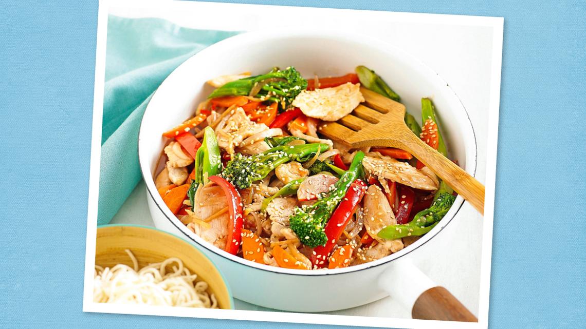 Tender + Juicy Gingery Chicken Stir-Fry Recipe Is Brimming With Big Bold Flavor