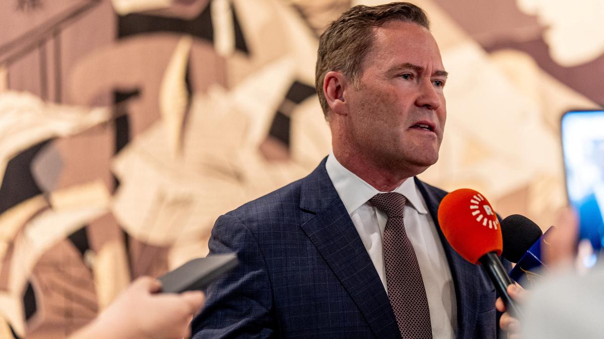 U.S. Ambassador to the United Nations Mike Waltz speaks to the media on a proposed resolution of the Strait of Hormuz at U.N. headquarters in New York City, U.S., May 7, 2026. REUTERS/David 'Dee' Delgado