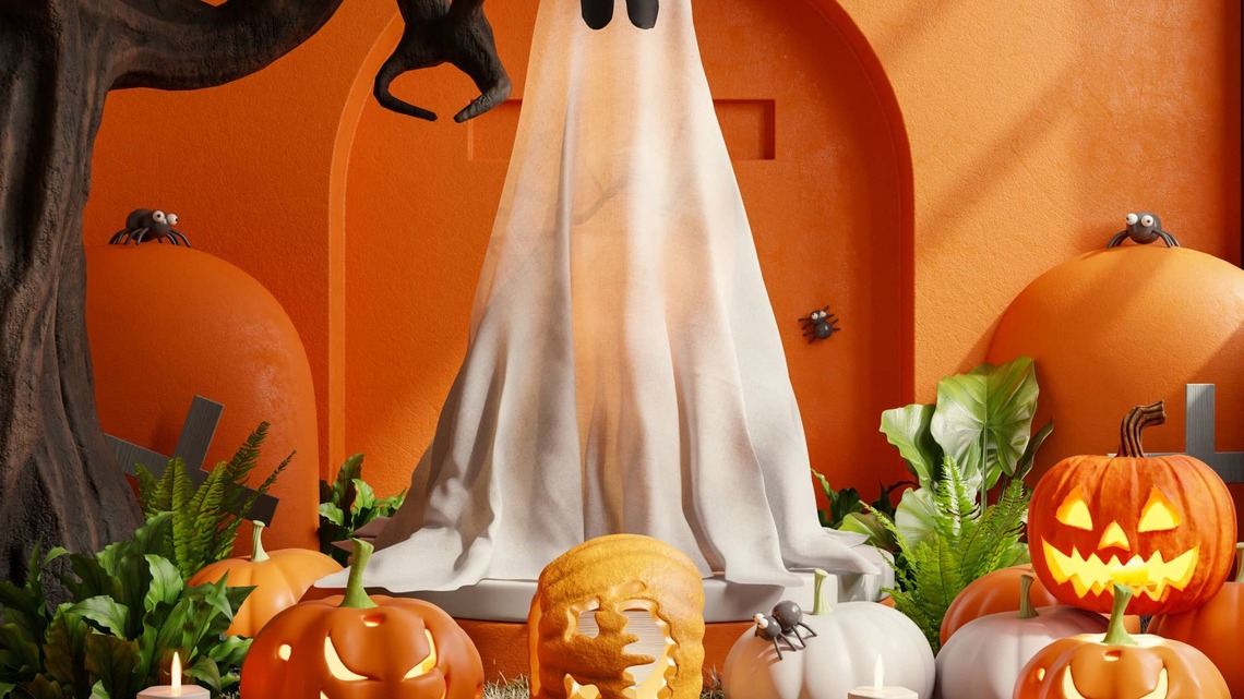 DIYer Says This Ghostly Candle Craft May Be Her 'Easiest' Halloween Project Yet, and It's Incredible 