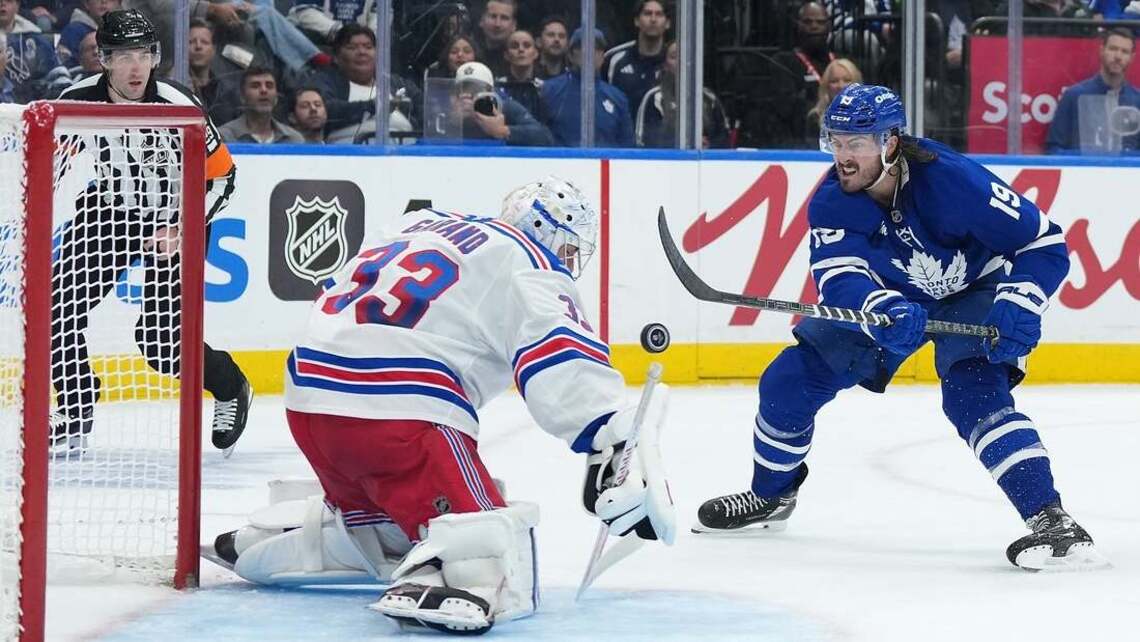 Leafs pull out victory over Rangers on Troy Stecher's last-minute goal 