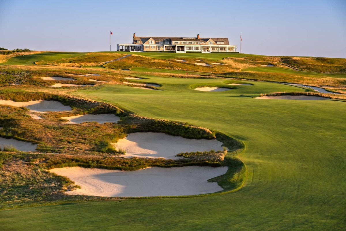  The 16th Hole of Shinnecock Hills Golf Club in the Southampton, N.Y. on Tuesday, July 22, 2025. (USGA/Fred Vuich)