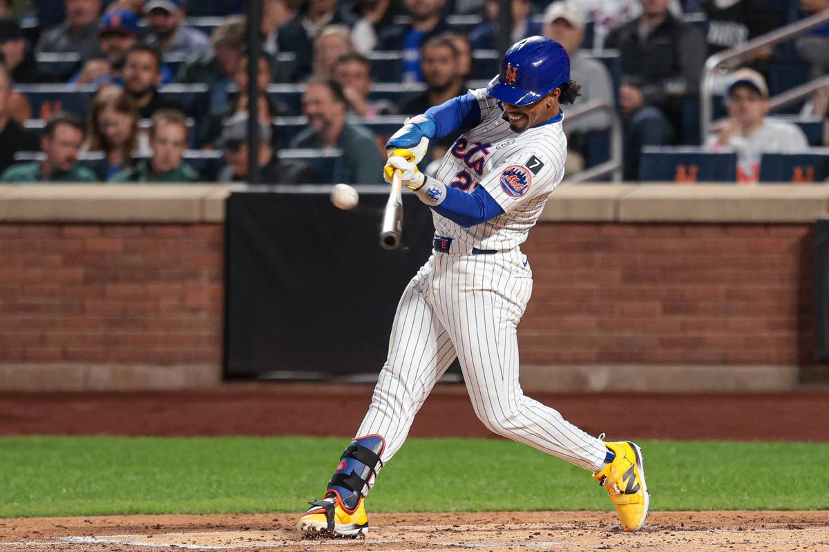  New York Mets shortstop Francisco Lindor (12) Vincent Carchietta-Imagn Images