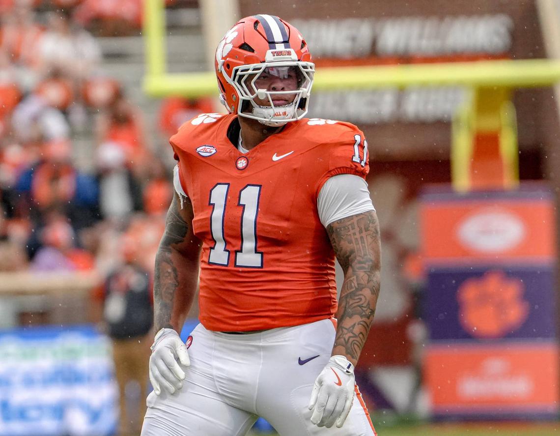  Clemson DL Peter Woods has limitless upside if placed in the right role for his skill set. (The Greenville News) Syndication: The Greenville News