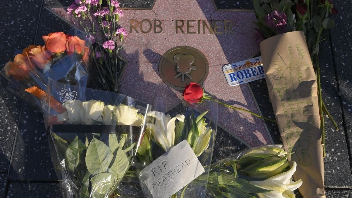 Flowers and messages were on Rob Reiner's star, near his father Carl Reiner's star, on the Hollywood Walk of Fame in Los Angeles on Dec. 15. His son, Nick Reiner, is accused of killing Reiner and his wife, Michele. Nick Reiner is petitioning a court to get access to his trust fund to pay his lawyers. File Photo by Jim Ruymen/UPI