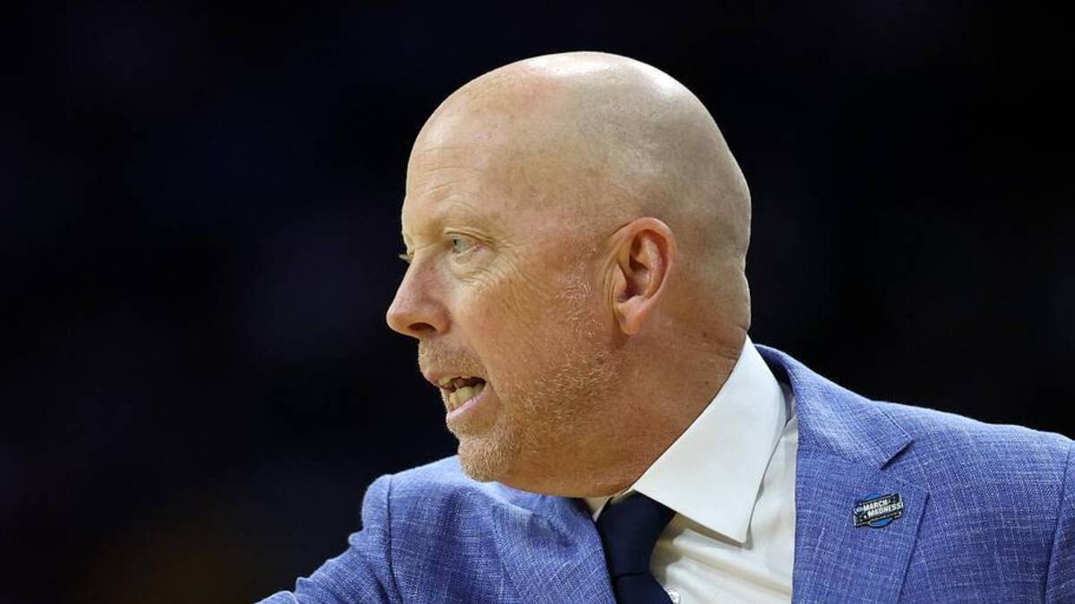  Mar 20, 2026; Philadelphia, PA, USA; UCLA Bruins head coach Mick Cronin reacts in the first half during a first round game of the men's 2026 NCAA Tournament at Xfinity Mobile Arena. Mandatory Credit: Bill Streicher-Imagn Images | Bill Streicher-Imagn Images 