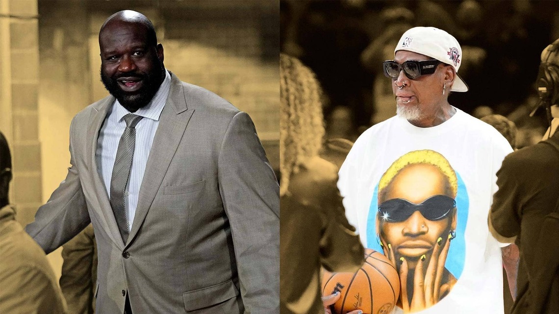 "If my grandmother played with Michael Jordan, she'd have a ring" – Shaquille O'Neal feuded with Dennis Rodman before they became teammates 