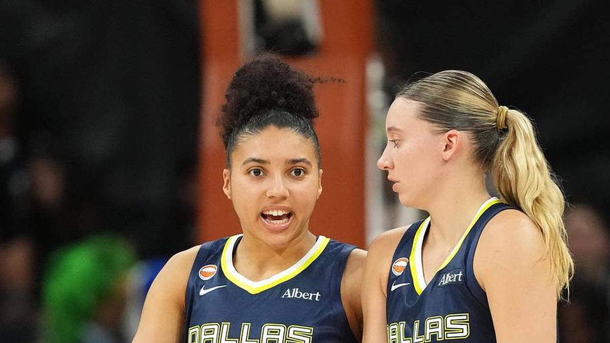  The Wings picked Azzi Fudd (left) No. 1 in the 2026 WNBA draft, reuniting her with former UConn teammate Paige Bueckers. | Scott Wachter-Imagn Images 