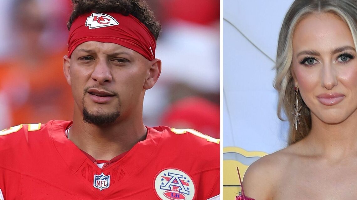 Patrick Mahomes Kisses Wife Brittany Before His 1st NFL Game After Injury 