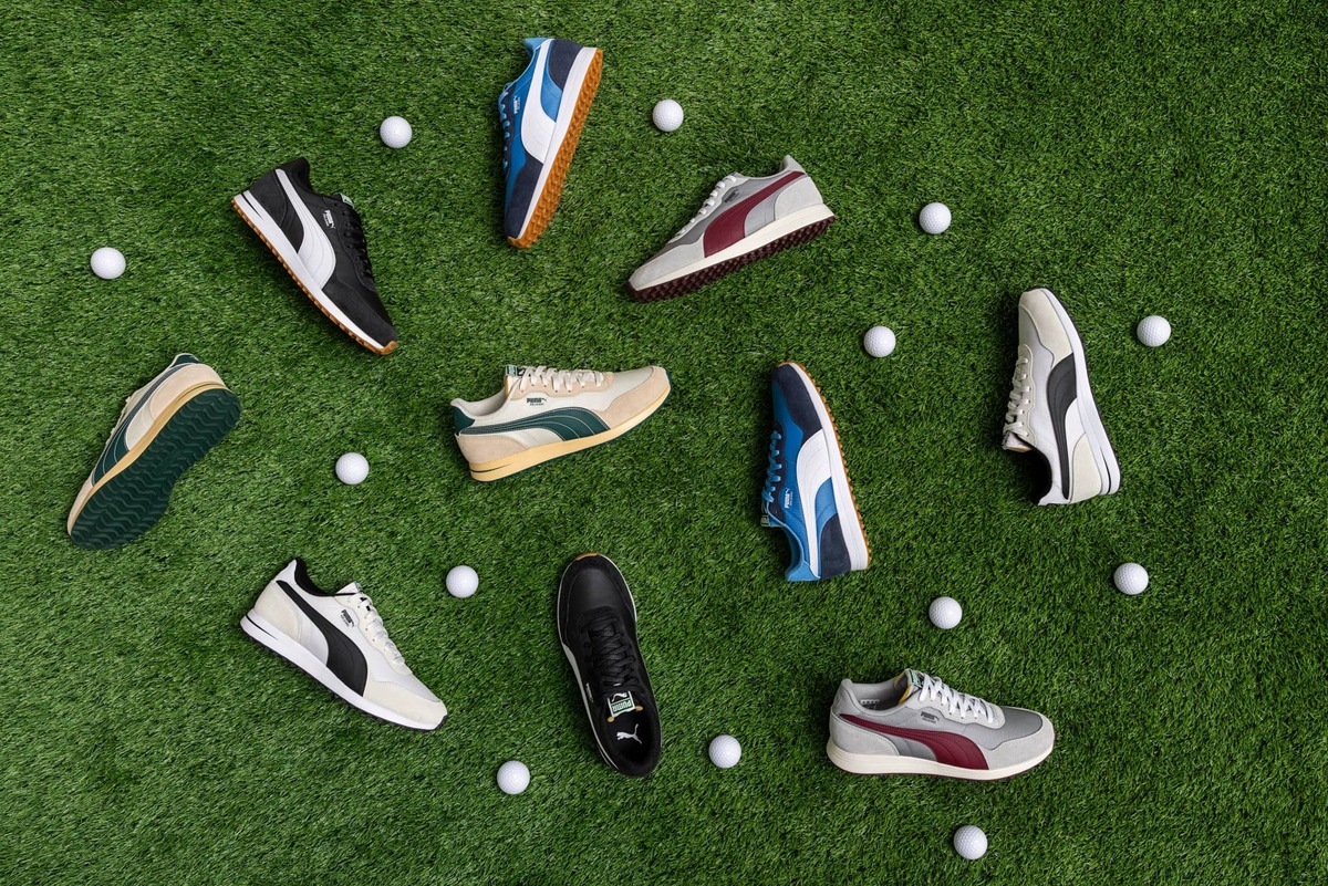  Puma Golf's Helsinki G collection brings classic sneaker-inspired style to the course, blending heritage design with modern golf performance for players who want comfort on and off the fairway. Credit: Puma Golf