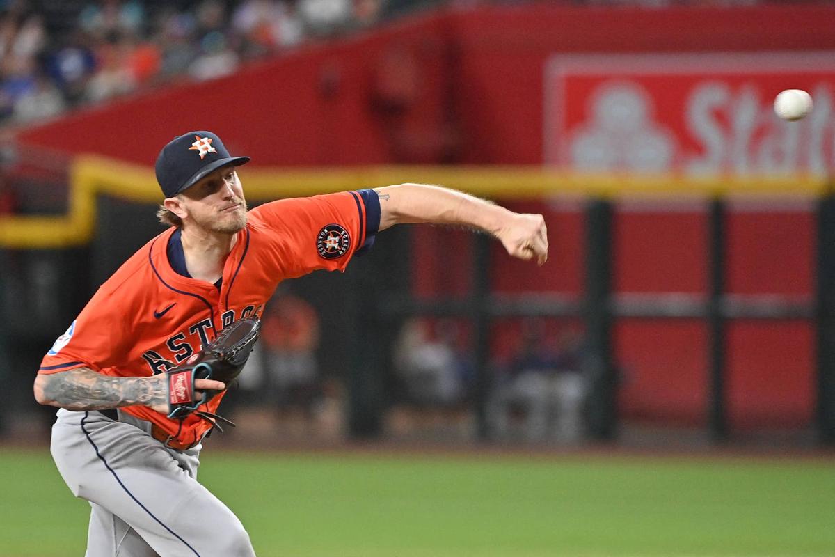  Houston Astros pitcher Josh Hader (71), Matt Kartozian-Imagn Images