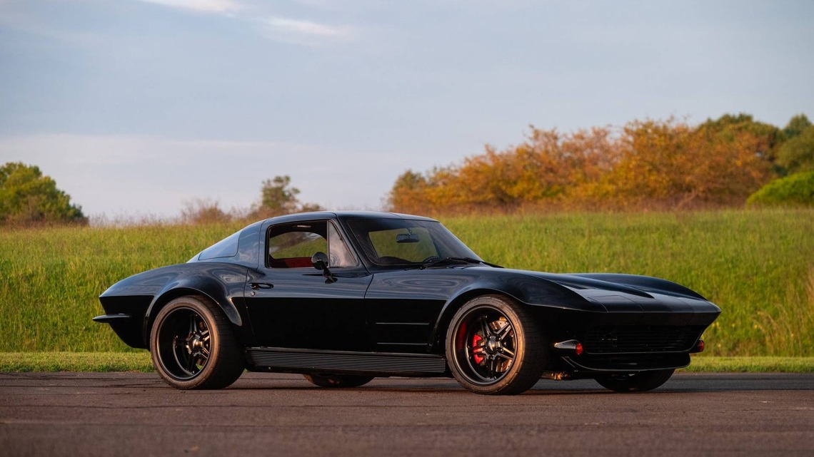 1964 Chevrolet Corvette Split-Window Coupe Conversion for Sale With 826 Miles Shown 
