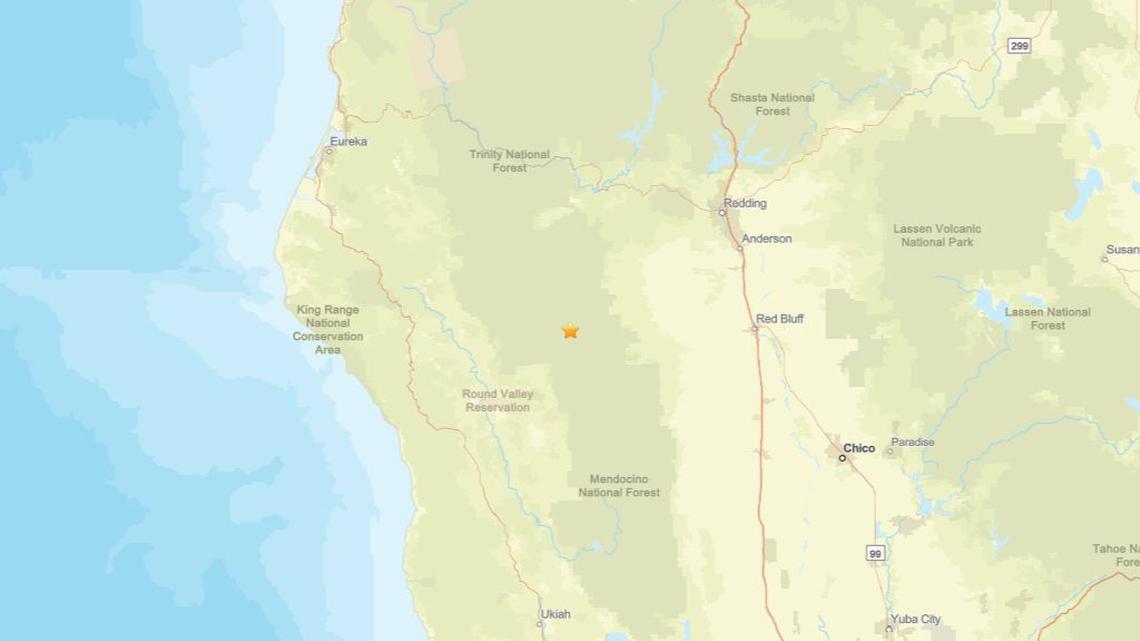 Update: March 22 - 2.3 magnitude earthquake detected near Hayfork, CA 