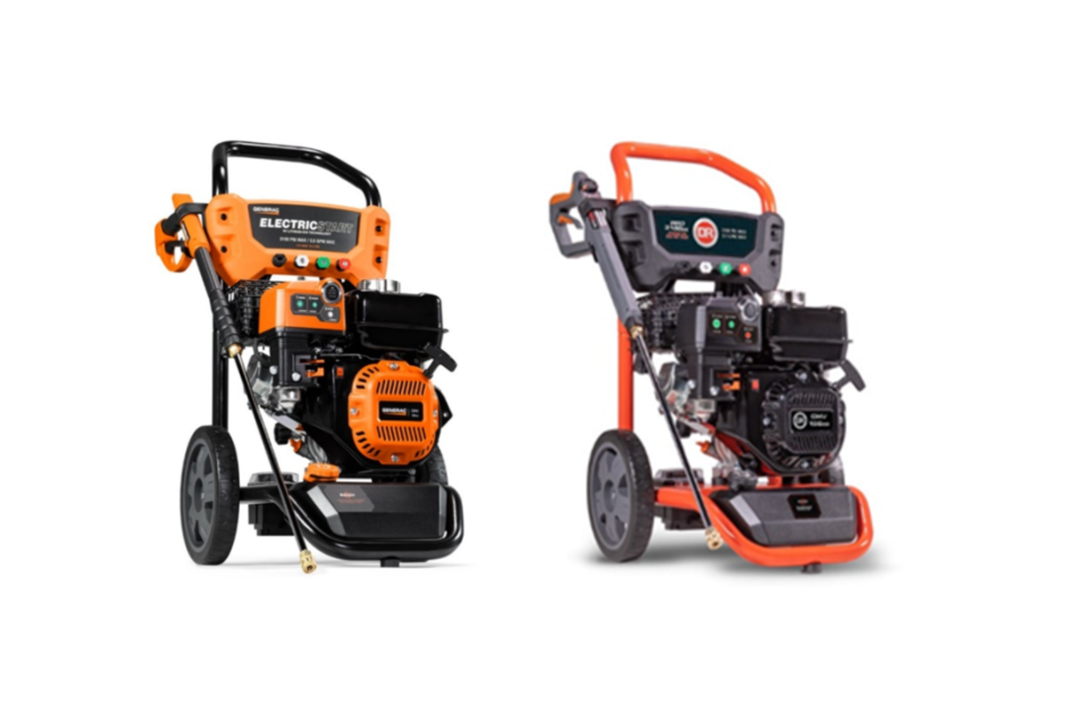  The recalled Generac and DR Power Electric-Start Pressure Washers 