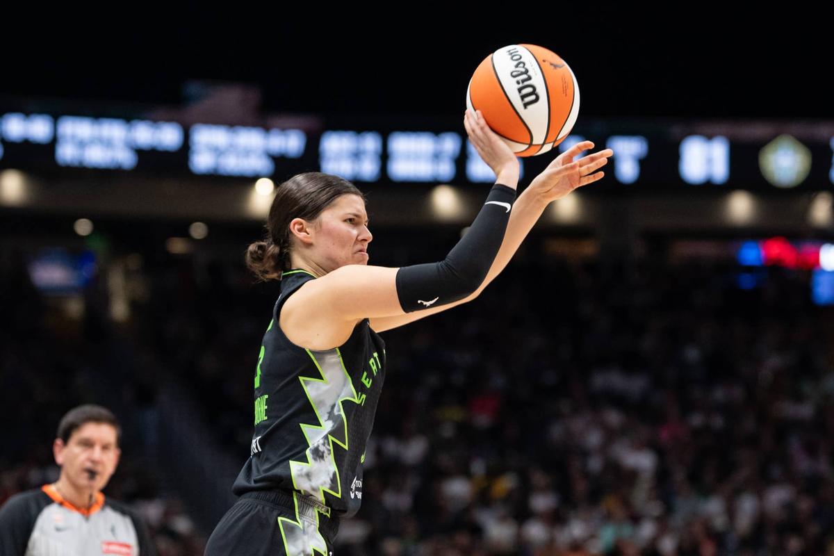  Seattle Storm guard Jade Melbourne (5) Stephen Brashear-Imagn Images