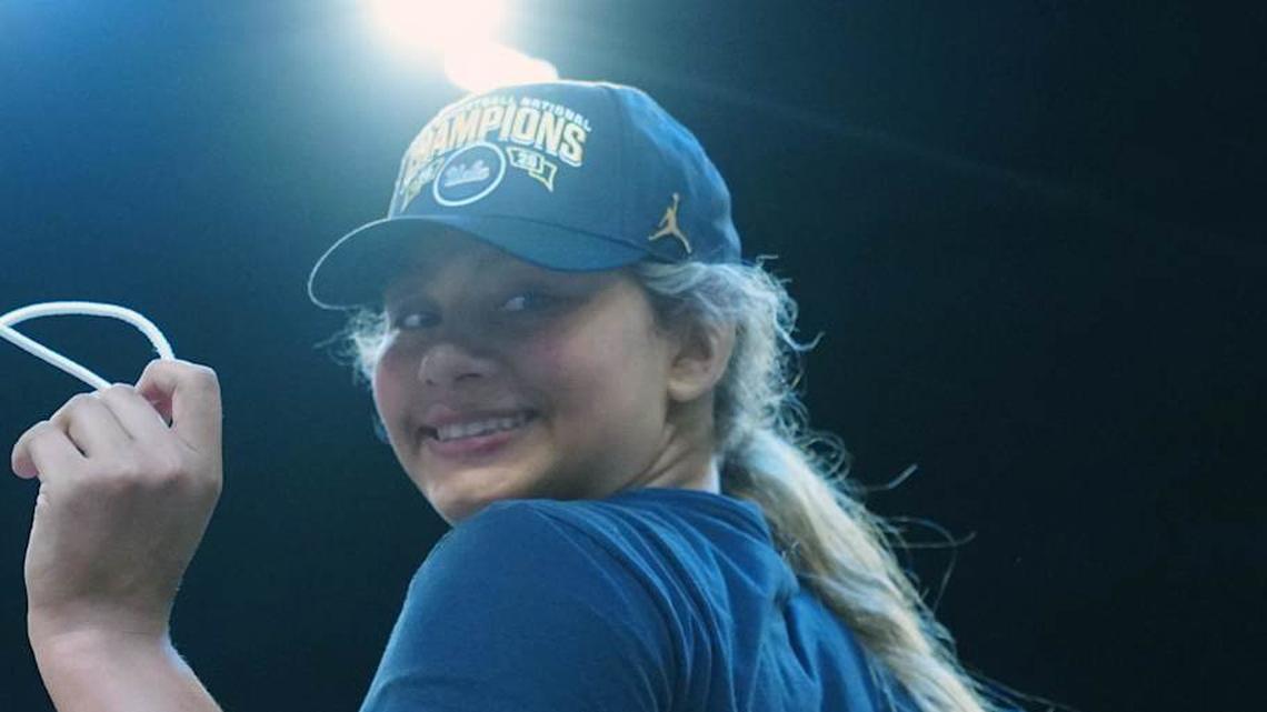  Apr 5, 2026; Phoenix, AZ, USA; UCLA Bruins forward Sienna Betts (16) cuts down the net after the National Championship game of the women's 2026 NCAA Tournament against the South Carolina Gamecocks at Mortgage Matchup Center. Mandatory Credit: Kirby Lee-Imagn Images | Kirby Lee-Imagn Images 