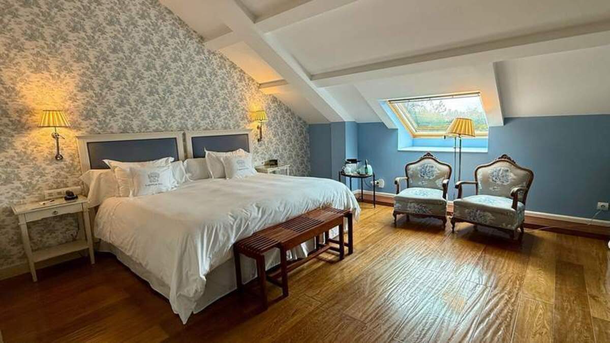  My lovely room at the Hotel Spa Relais & Châteaux A Quinta da Auga. Photo credit: Margot Black 