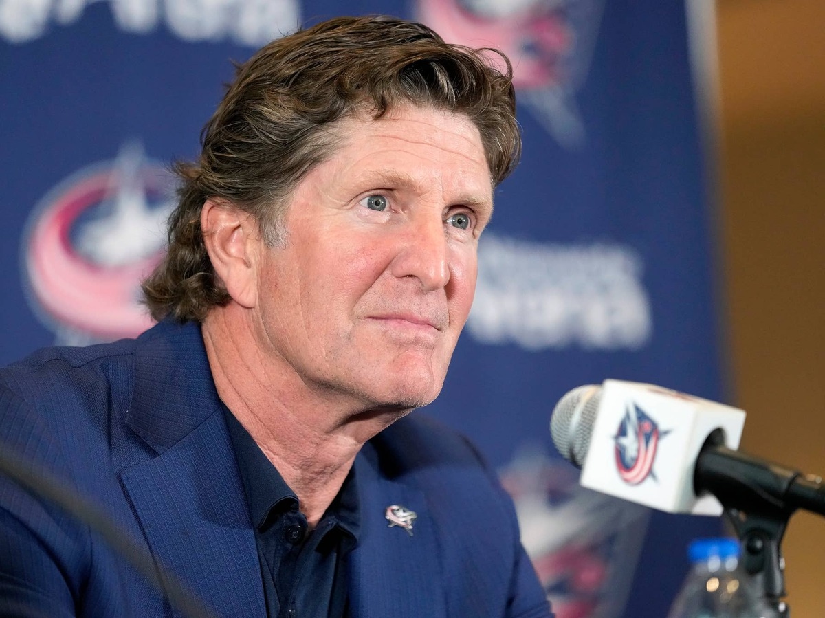  The Columbus Blue Jackets introduce Mike Babcock in 2023. Kyle Robertson-USA TODAY NETWORK