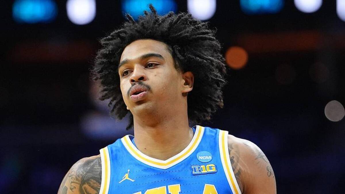  Mar 22, 2026; Philadelphia, PA, USA; UCLA Bruins guard Skyy Clark (55) in the first half during a second round game of the men's 2026 NCAA Tournament at Xfinity Mobile Arena. Mandatory Credit: Kyle Ross-Imagn Images | Kyle Ross-Imagn Images 