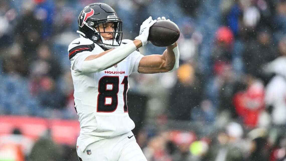 Reports: Texans WR Jayden Higgins has torn ACL 