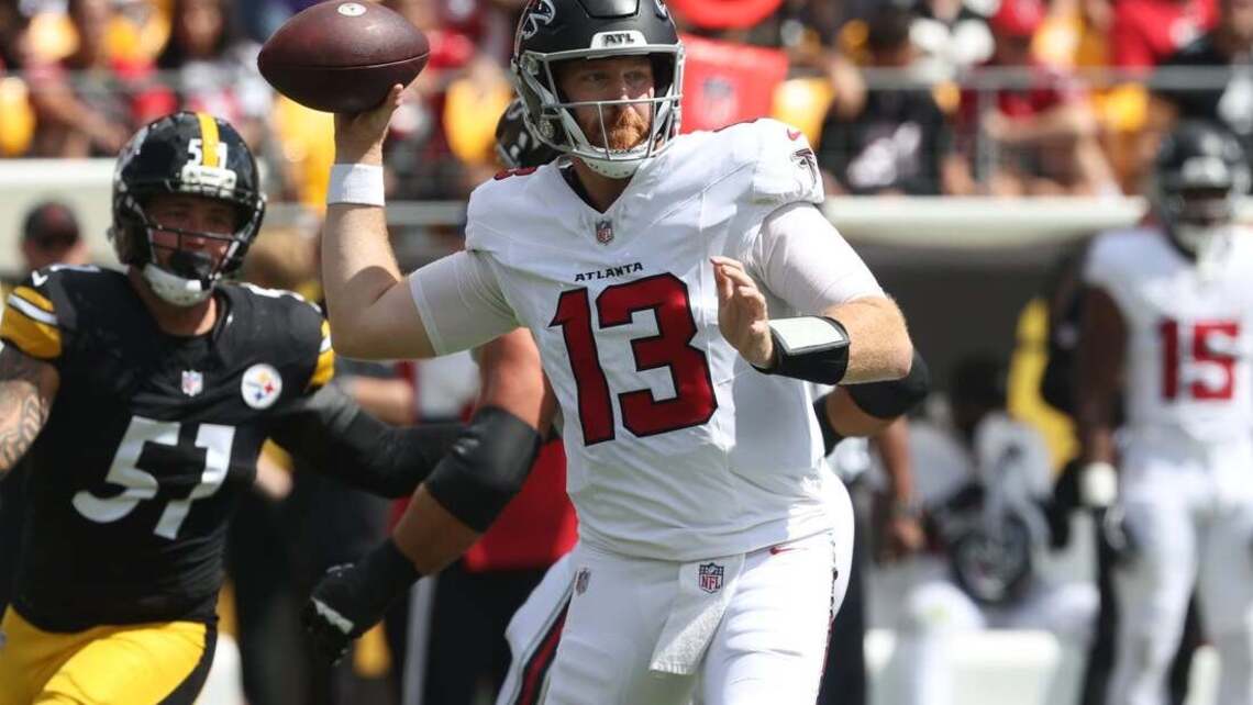 Falcons coach not ready to name starting quarterback for Week 2