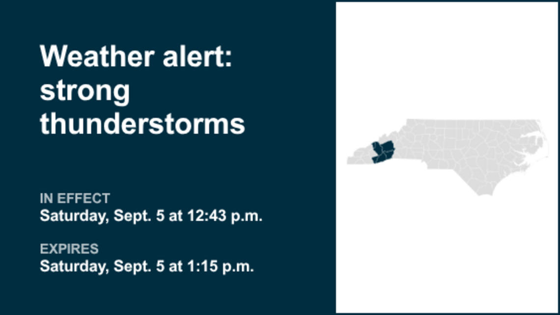 UPDATE: Thunderstorms with marble-sized hail in Transylvania and Henderson counties Saturday 