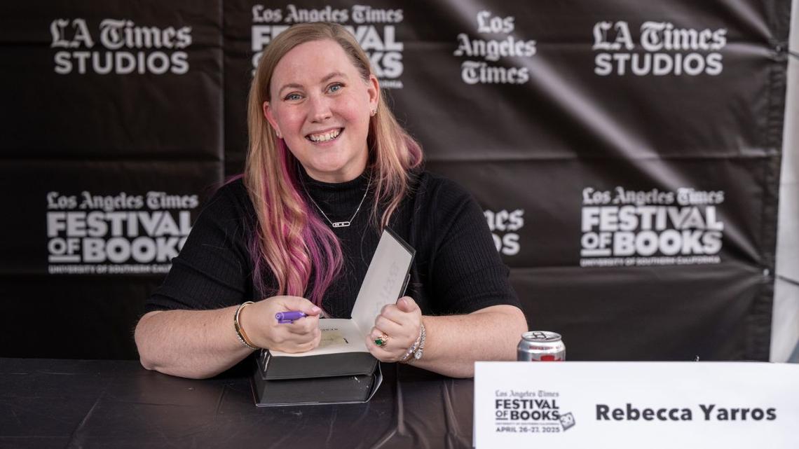 Rebecca Yarros in 2025Getty