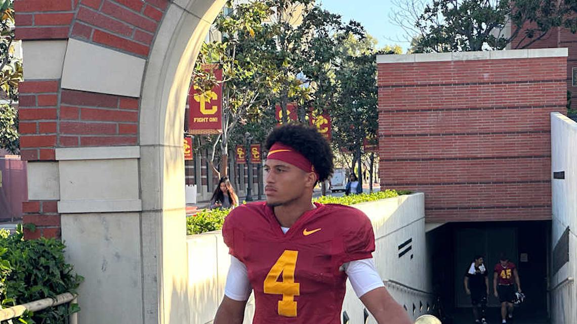  USC Trojans freshman wide receiver Trent Mosley | USC Trojans freshman wide receiver Trent Mosley 