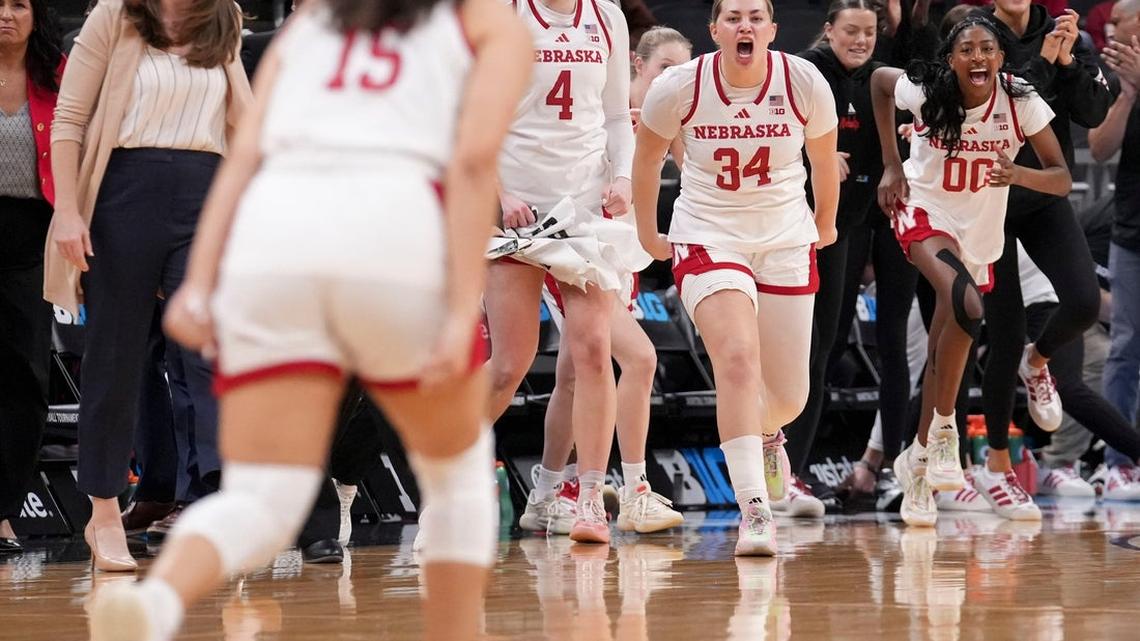 Nebraska separates in 3rd quarter for First Four win over Richmond 