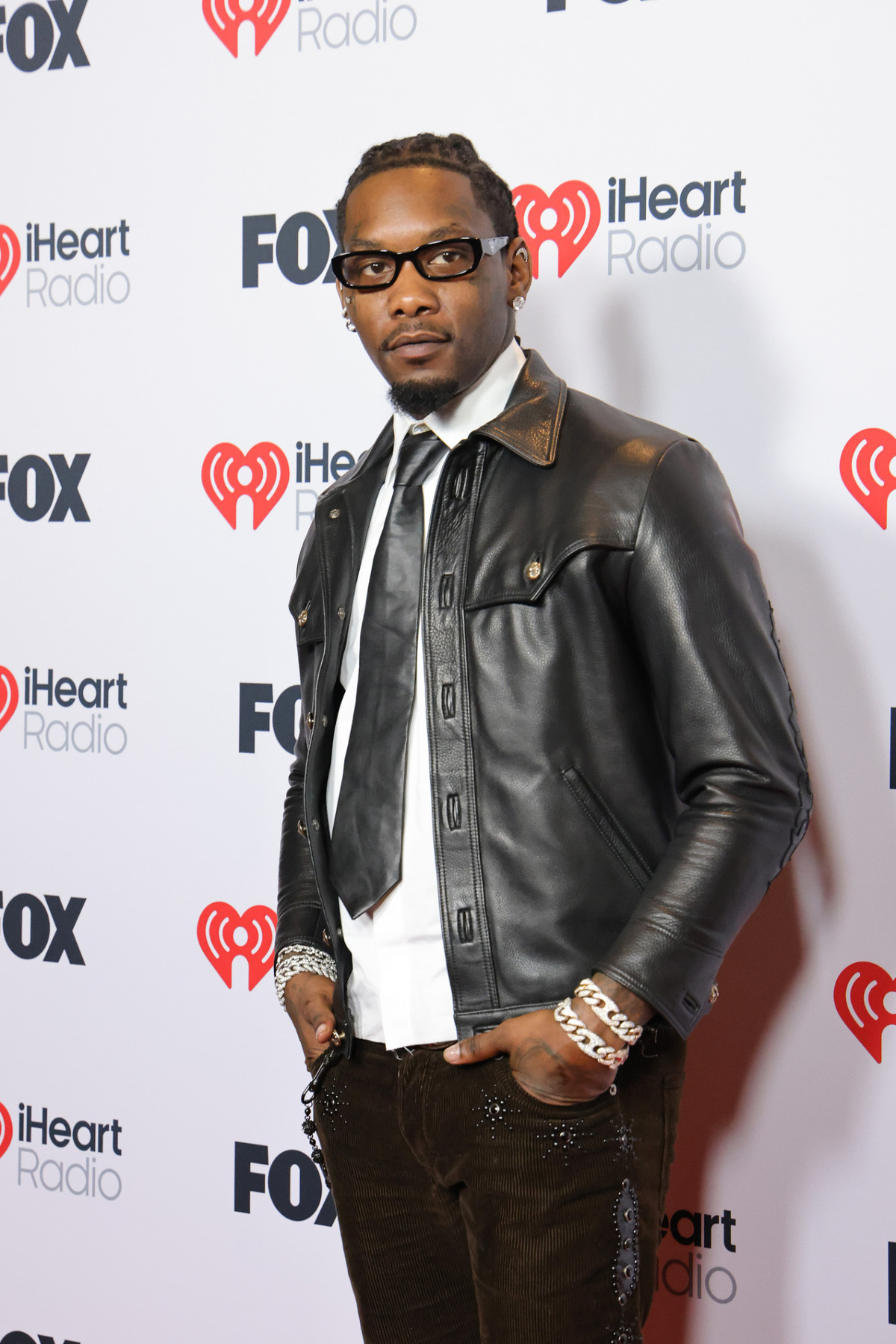 HOLLYWOOD, CALIFORNIA - MARCH 17: Offset attends the 2025 iHeartRadio Music Awards at Dolby Theatre on March 17, 2025 in Hollywood, California. (Photo by Savion Washington/WireImage)