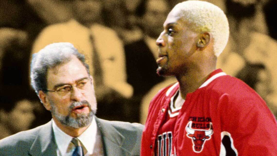 Phil Jackson had a theory for Dennis Rodman's rebounding struggles in the 1997 Finals: "I've got to be hit, I've got to be touched" 