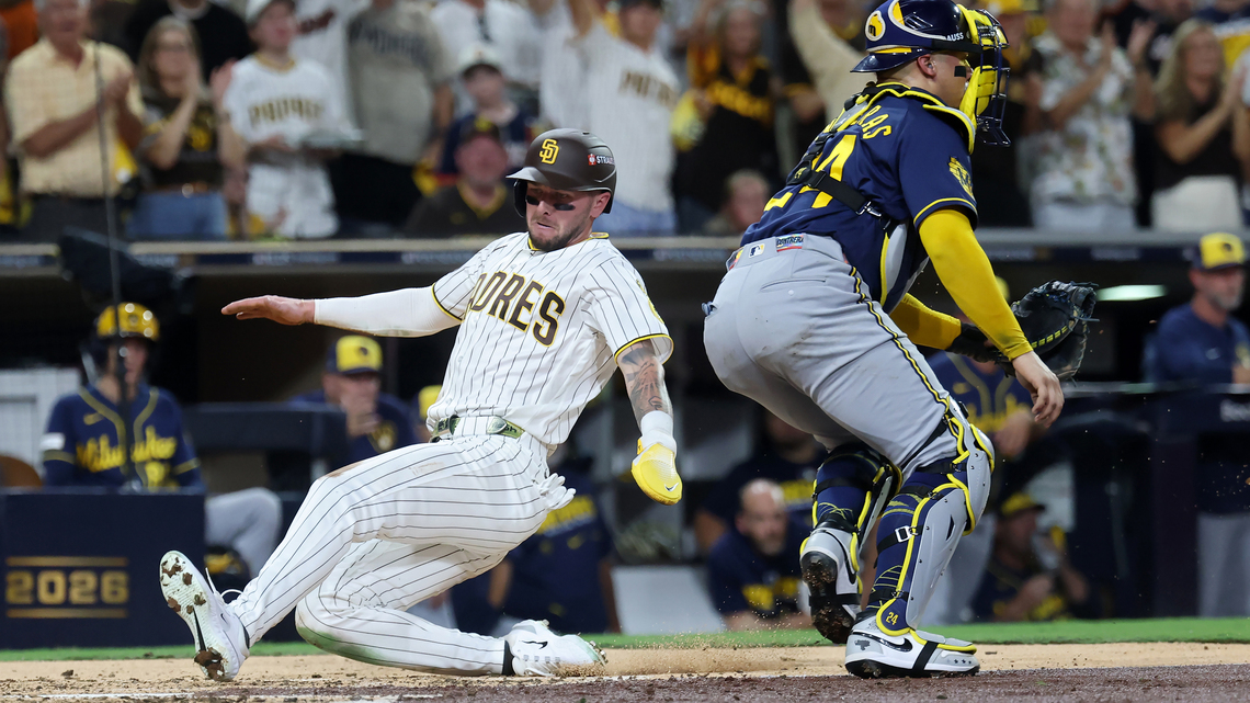 King-sized win: Padres use ace to close out Brewers, stave off elimination 