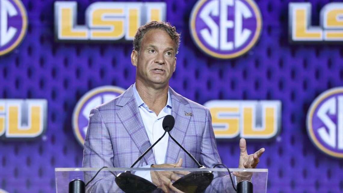 LSU coach Kiffin defends adding NFL players who want fifth NCAA season
