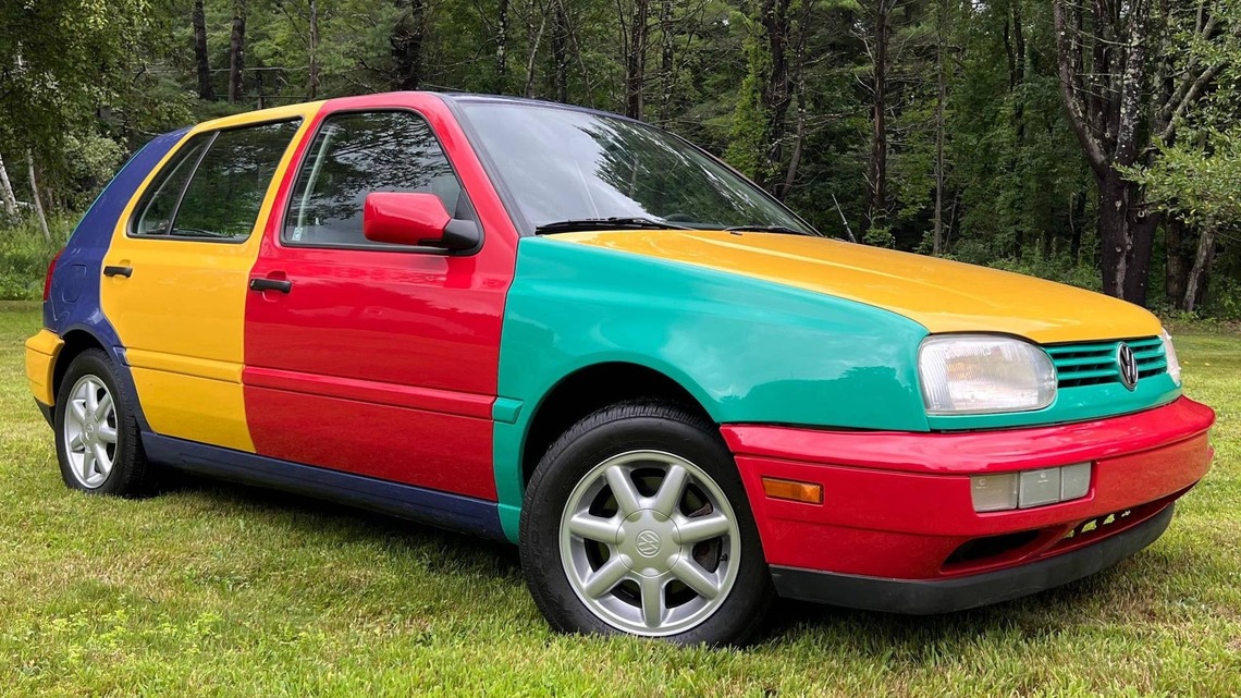 This Rare Volkswagen Rocked Multi-Color Body Panels 