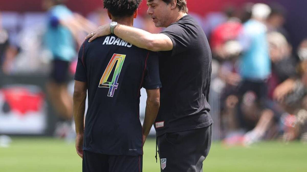  Mauricio Pochettino (right) remains optimistic. | John Dorton/USSF/Getty Images 