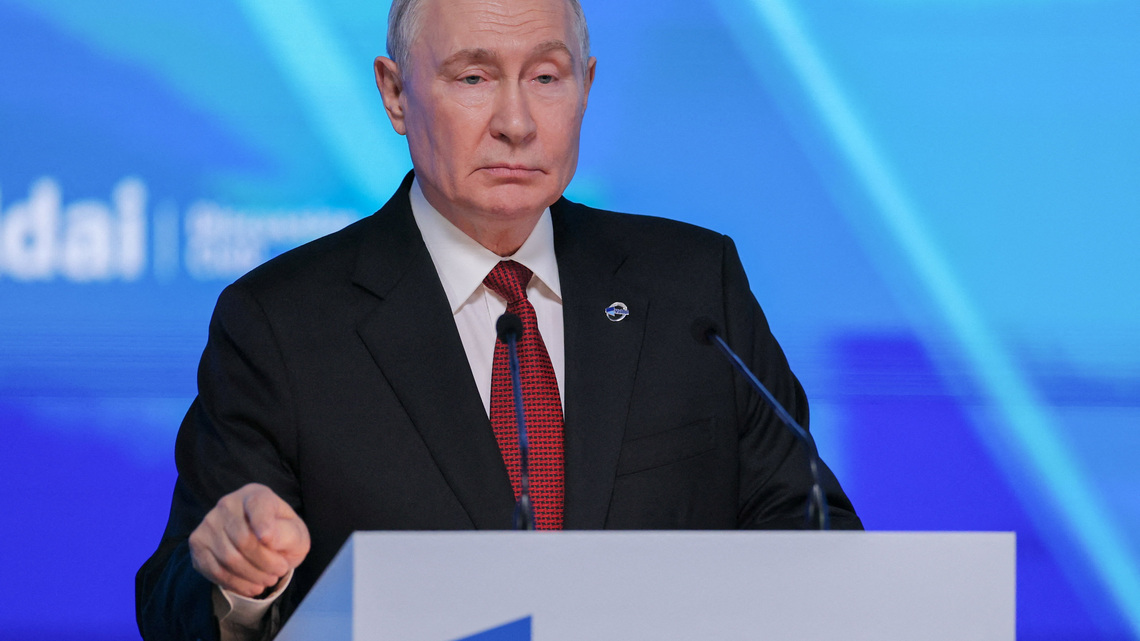 Putin says the world is living through a dangerous moment, warns West not to escalate 